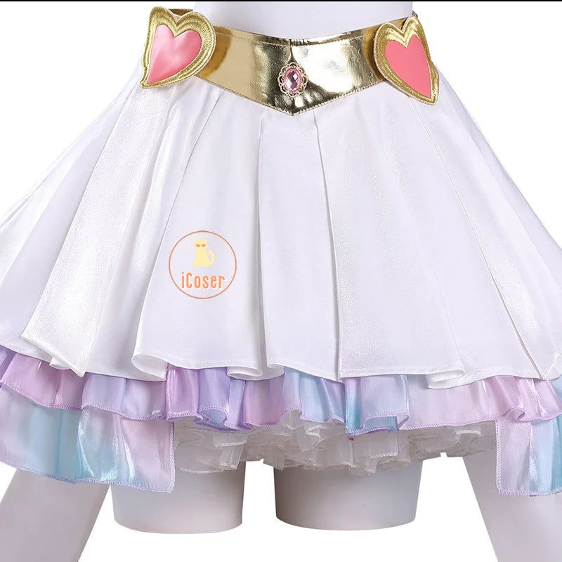 Anime New Panty Stocking with Garterbelt Pantiel Cosplay Costume Panty Anarchy Angel Skirt Wings Halloween Party for Women Girls