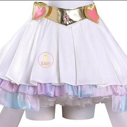 Anime New Panty Stocking with Garterbelt Pantiel Cosplay Costume Panty Anarchy Angel Skirt Wings Halloween Party for Women Girls