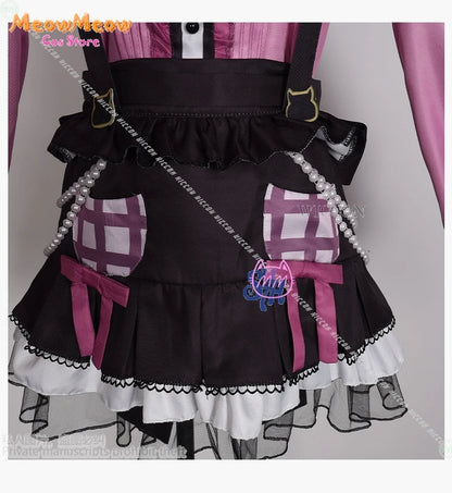 Bangdream Roselia Yukina Minato Costume Polyester Set
