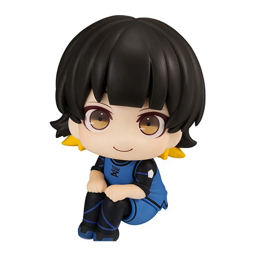 10cm Q Version Kawaii Isagi Yoichi Anime Figure Blue Lock Nagi Seishiro Action Figure Chigiri Hyoma Figurine Collection Doll Toy