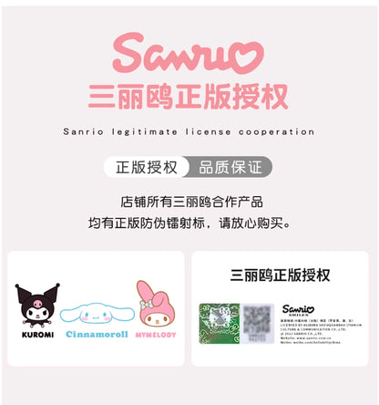 Genuine Sanrio Hello Kitty Cute Girl Keychain Car School bag Pendant Kids Plush Toys Keyring Plushier Birthday Thanksgiving Gift