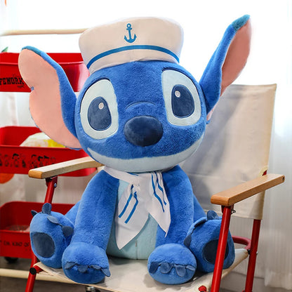 30/60cm Lilo and Stitch Disney Plush Toys Cartoon Anime Stuffed Kawaii Pirate Soft Stich Doll Plushie Kids Birthday Gifts Xmas