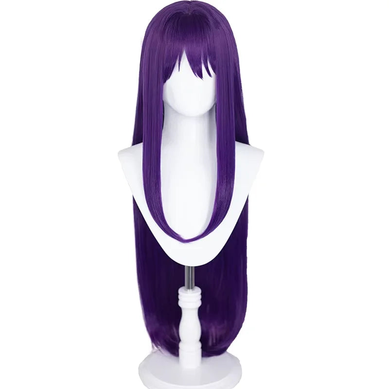 IN STOCK Yuri Wig GAME Doki Doki Literature Club Cosplay Wig DokiDoki  Long Purple Hair Literature Club Cosplay Wigs