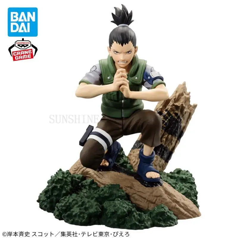 Bandai In Stock Original Memorable Saga Naruto Nara Shikamaru Anime Action Figure Model Ornaments Boxed Toys Gift Genuine