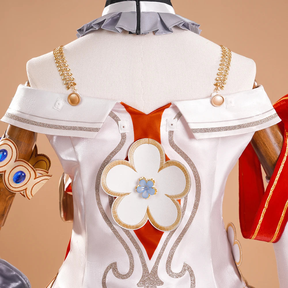 Honkai Star Rail Tribbie Cosplay Costume Wig Dress Uniform Headwear Wings Game Props Halloween Party for Women Girls Carnival