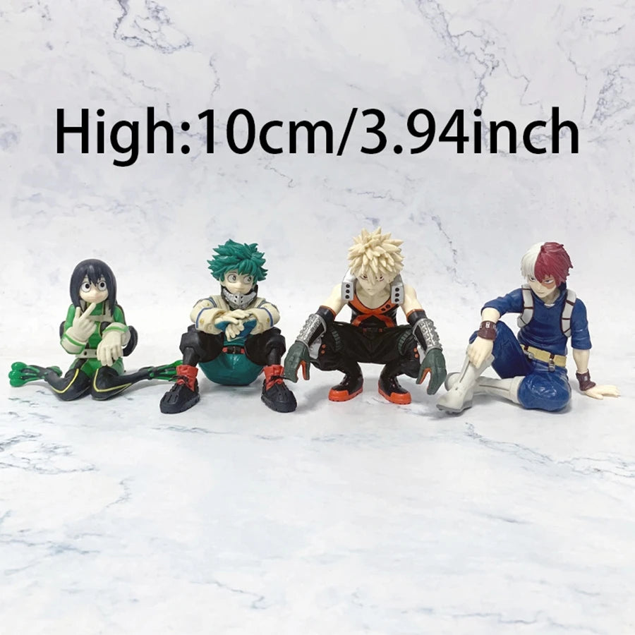 9cm-21cm Boku no Hero Academia Anime Figure Midoriya Izuku/Bakugo Katsuki Action Figure Todoroki Shoto/Asui Tsuyu Figurine Model