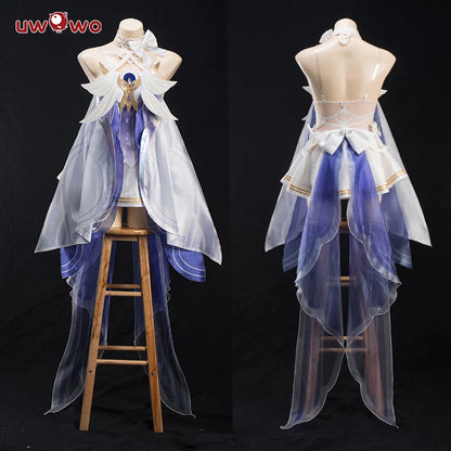 PRE SALE UWOWO Columbina Cosplay Game Genshin Impact Columbina 'Damselette' Snezhnaya Cosplay Costume Halloween Costume