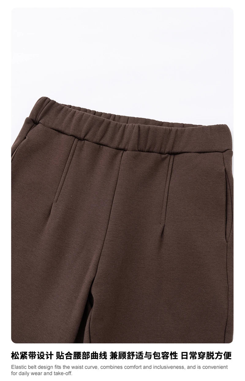 ZODF Women 2025 Autumn Sport Style Flared Pants Girls Female Mousse Muscle Sole Slimming Micro Yoga Trousers HY1095