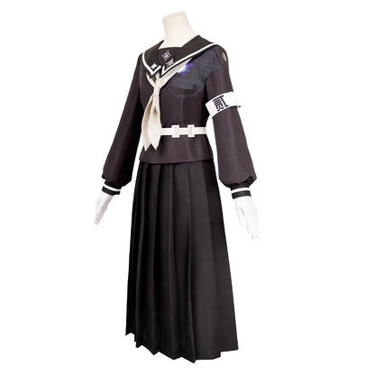 iCoser Hiruko Shizuhara Cosplay Costume Dress The Hundred Line Battle Uniform Last Defense Academy Halloween Party Women Girls