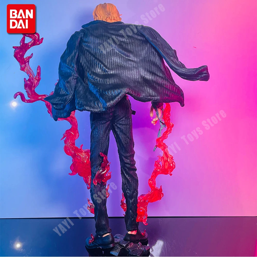 New 28cm One Piece Sanji Anime Figure Model Action FigurePVC GK Roronoa Collection Ornament Collecting Toys for Gift