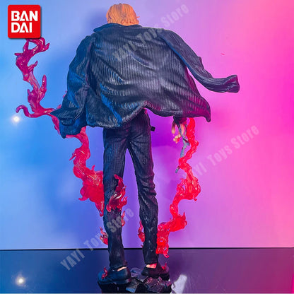 New 28cm One Piece Sanji Anime Figure Model Action FigurePVC GK Roronoa Collection Ornament Collecting Toys for Gift