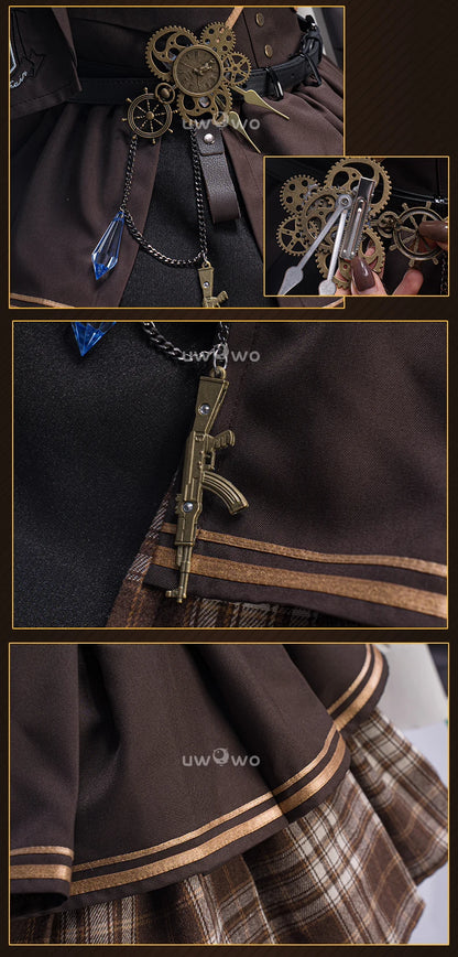 IN STOCK UWOWO Traveler Lumine Cosplay Game Genshin Impact Traveler Lumine Detective Cosplay Costume Halloween Costumes