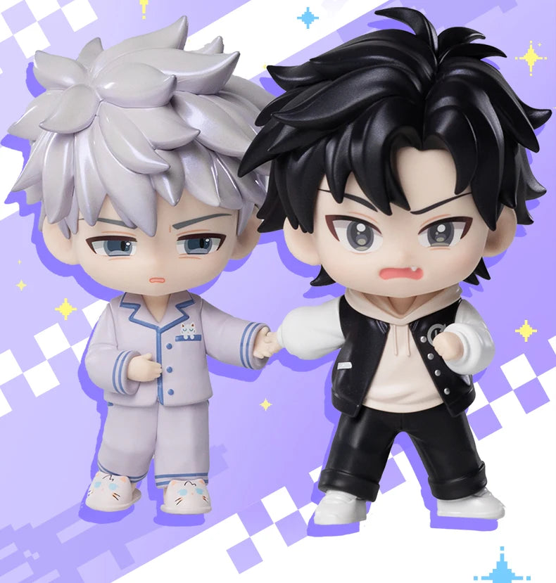 Link Click Season 2 Back In Time Series Cartoon Lu Guang Chen Xiaoshi Li Tianchen Li Tianxi Qiao Ling Figure Model Toy Kids Gift