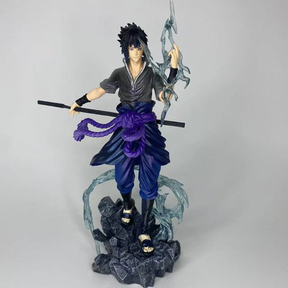 25cm Naruto Anime Figure Naruto Kakashi Action Figure Kawaii Sasuke Itachi Combination Figurine Decoration Collection Model Toy