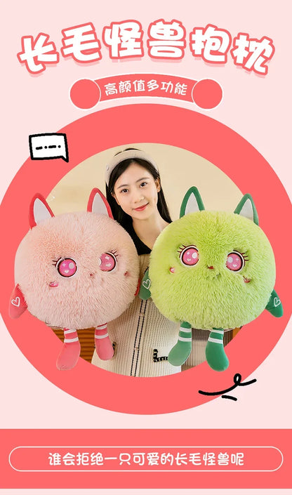 New 50/60/70cm Large Size Dopamine Monster Doll Pillow Cute Elf Cloth Doll Plush Toy Sleeping Pillow Children's Birthday Gift