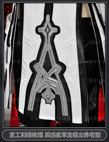 Arknights Exusiai The New Covenant Cosplay Costume Wig Uniform Jacket Headwear Earrings Halloween Party for Women Girls Carnival