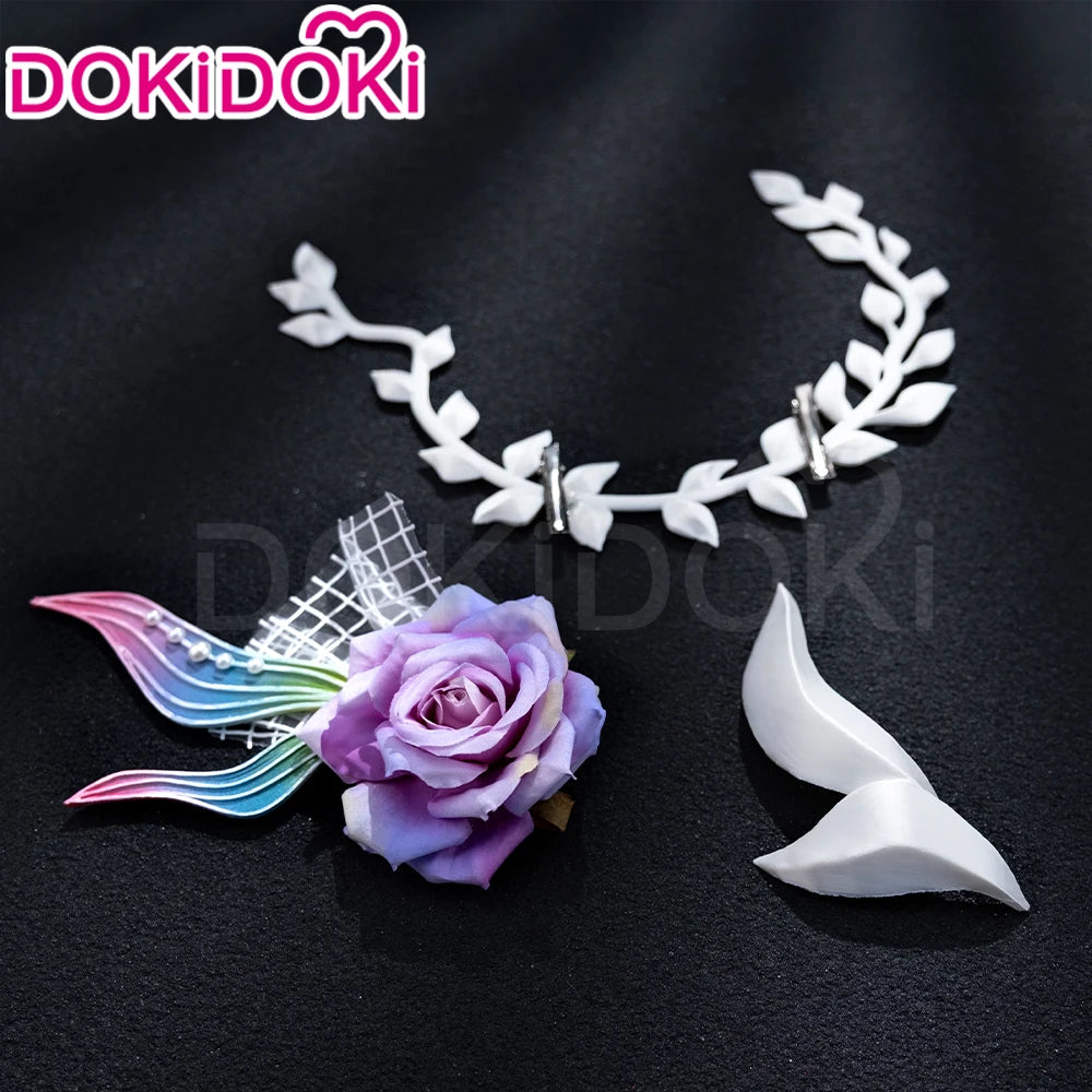 IN STOCK Evernight Cyrene Dan Heng Wig Game Honkai: Star Rail DokiDoki Dan Heng Permansor Terrae Horns Cyrene 120cm Wig