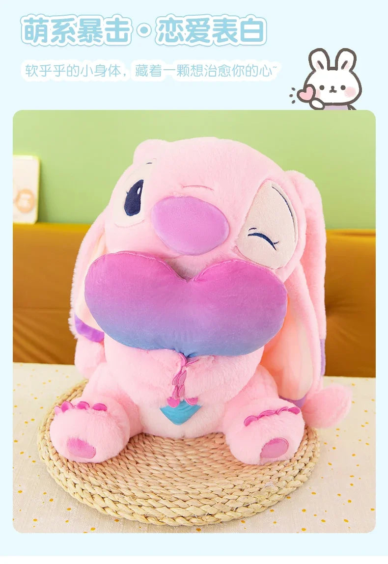 New Disney Lilo&Stitch Cute Cartoon Dolls Toys Kawaii Anime Soft Stuffed Dolls Pillow Appease Toys Birthday Gift for Boys Girls