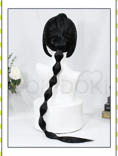 IN STOCK Shadowheart Wig Game Cosplay Wig DokiDoki Women 100cm Long Black Wig Shadowheart Cosplay Free Wig Cap