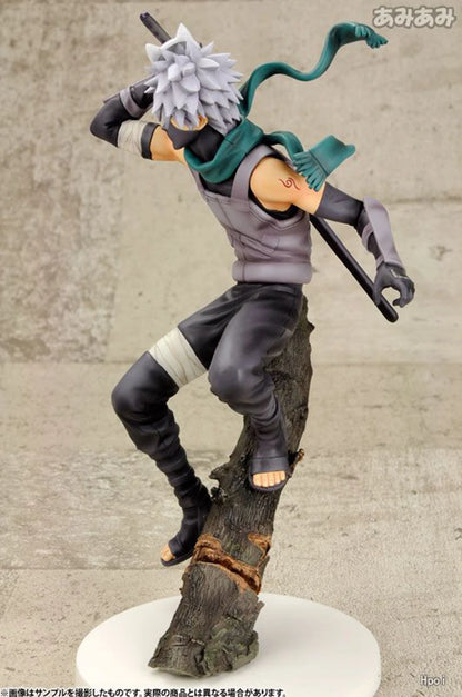 19cm Hot Cartoon Naruto Anime Figure Hatake Kakashi Action Figure Dark Ninja Kakashi Figurine PVC Collection Model Doll Toys