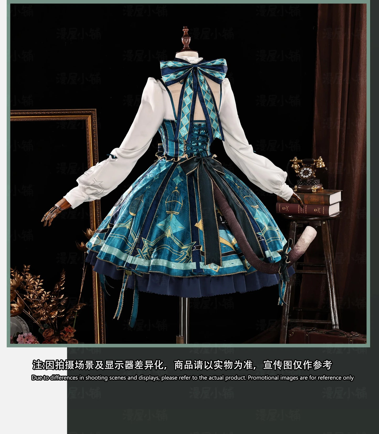 Genshin Impact Lynette Cosplay Costume Wig Uniform Dress Hat Tail Magician Skirt Lyney Fontaine Halloween Party for Women Props