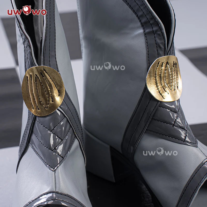 UWOWO Chun Shoes Game Wuthering Waves Chun Cosplay Shoes Gray shoes Woman Size 35-45