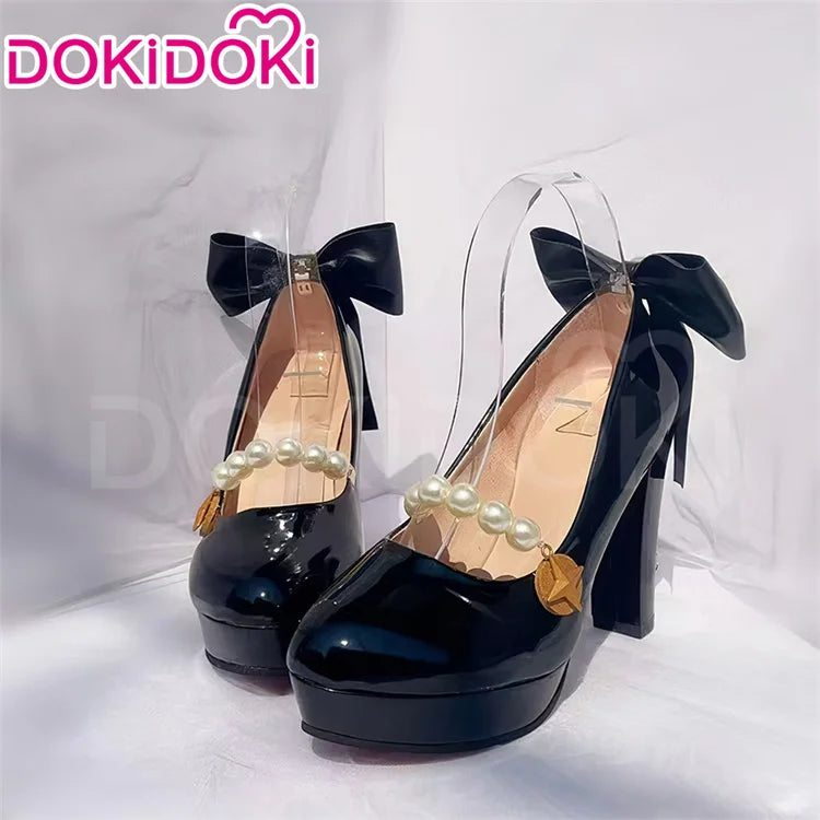 Astra Yao Vivian Ukinami Yuzuha Belle Shoes Game Zenless Zone Zero DokiDoki ZZZ Shoes High Heels Astra Vivian Cosplay Shoes