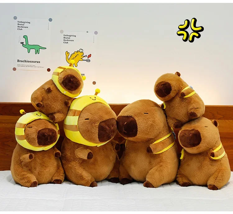 50cm Capybara Plush Simulation Capibara Anime Fluffty Toy Cute Doll Stuffed Animals Soft Doll Plush  Children's Birthday Gifts