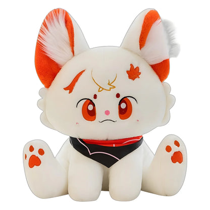 Kawaii Kazuha Cat Plush Toys Game Figure Dolls Game Peripheral Accompany Sleep Toy Creative Home Decoration Game Lover Kid Gifts