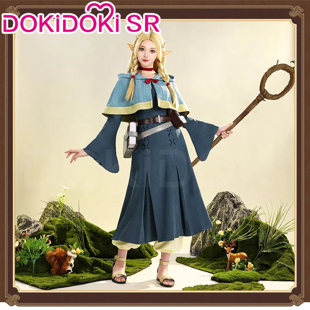 IN STOCK Marcille Donato Cosplay Costume Anime Delicious in Dungeon Cosplay DokiDoki-SR Women Uniform Dress Marcille Cosplay