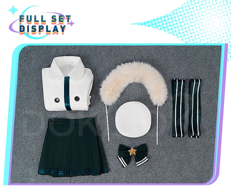 Mikuu Cosplay Costume DokiDoki-R Mikku Women Cute Winter Costume Snow Mikuu Cosplay