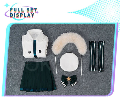 Mikuu Cosplay Costume DokiDoki-R Mikku Women Cute Winter Costume Snow Mikuu Cosplay