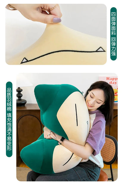 55/65/80CM Big Size Pokemon Snorlax‌ Plushies Kabigon Kawaii Cartoon Anime Plush Bolster Comfortable Soft Doll Children Gift