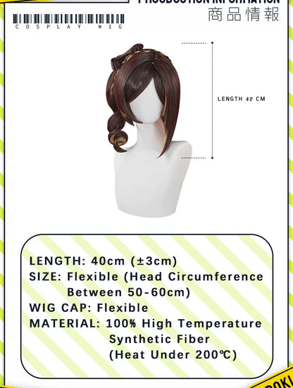IN STOCK Chiori Wig Game Genshin Impact Cosplay Wig DokiDoki Women Inazuma Fashion Designer Chiori Cosplay Headdress Free Cap