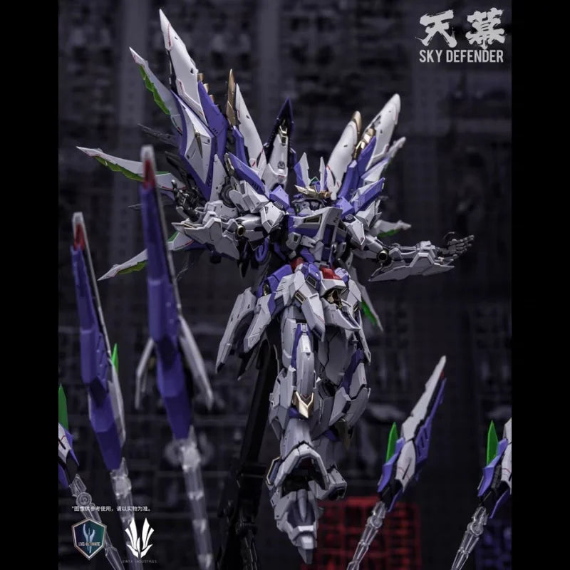 1/72sky Defender - Pom Material Includes Full-Color Instruction Manual Self-Developed Light Kit Control App High Precision