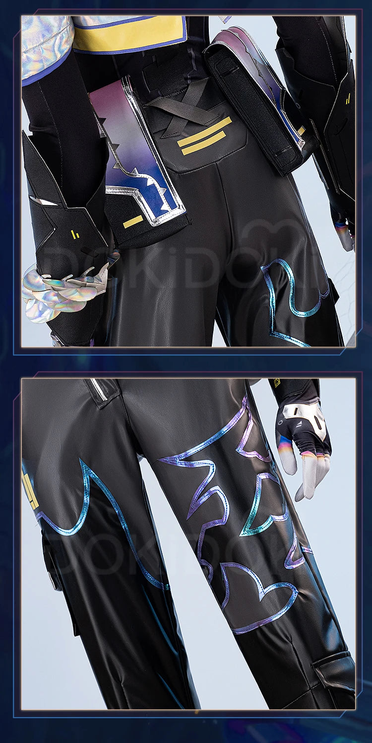 Vyse Cosplay Costume Game Cosplay【XS-3XL】DokiDoki-R Women Black Costume Vyse Halloween Cosplay Plus Size