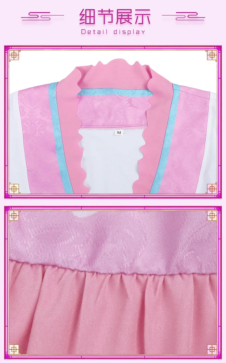 Anime The Apothecary Diaries Lishu Cosplay Costume Wig Dress Earrings Headwear Hanfu Kusuriya No Hitorigoto for Women Girls Cos