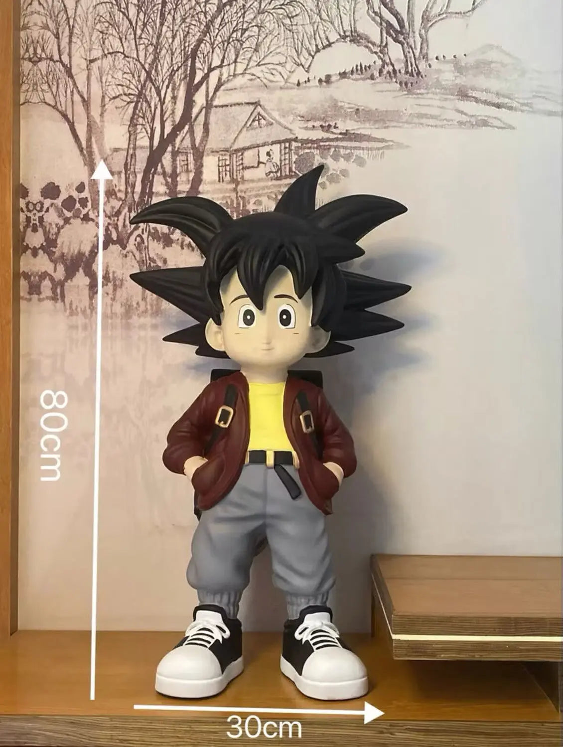 Dragon Ball Anime Figurine 80CM Action Figure Large Garage Kit Cartoon Wukong GK Resin Model Children's Toys Collection Gift