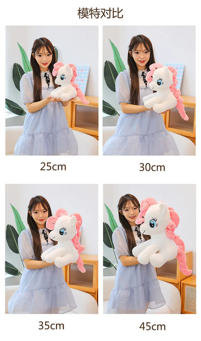 Anime My Little Pony Prototype Plush Doll Soft Pillow Girl Heart Fluttershy Sofa Ornaments Children'S Toys Birthday Gifts Custom