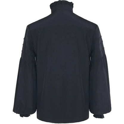 Men Medieval Vintage Prince Costume Pirate Cosplay Shirt Trench Renaissance Victorian Edwardian Men Viking Warrior Knight Outfit