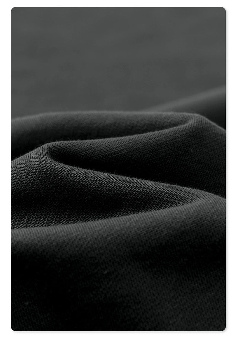 ZODF Trendy Autumn Men 360gsm Solid Straight Pants Unisex Basic Loose Terry Sweatpants Trousers HY0950