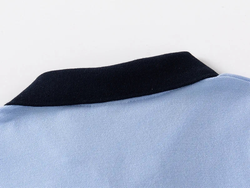 80-130cm Kids Polo Shirts 3 to 4 Year Boy Clothes Cotton Short Sleeve Children's Shirt Blue Dino Bunny Print Tops Summer T-shirt