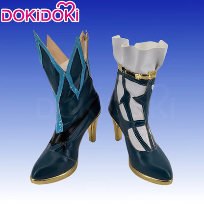 Hysilens Black Swan Cerydra Guinaifen Stelle Caelus Yanqin Cosplay Shoes Game Honkai: Star Rail DokiDoki Halloween Cosplay Shoes