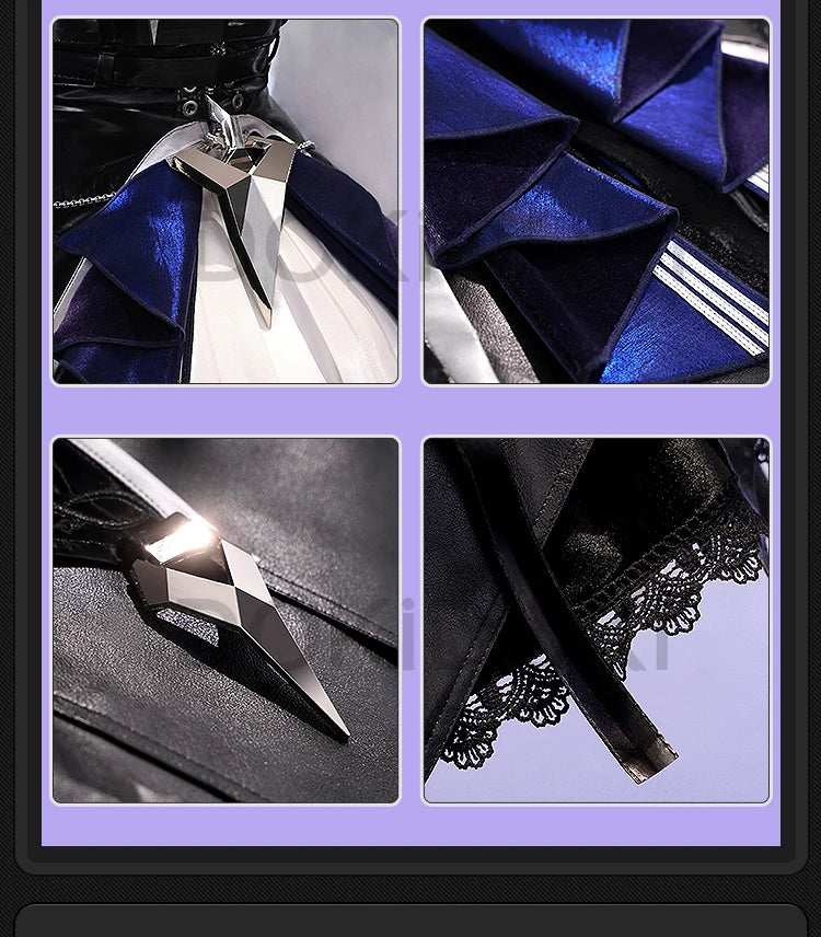IN STOCK Vivian Banshee Cosplay Costume Game Zenless Zone Zero DokiDoki-SR Vivian Cosplay Metal Accessories ZZZ