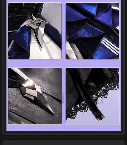 IN STOCK Vivian Banshee Cosplay Costume Game Zenless Zone Zero DokiDoki-SR Vivian Cosplay Metal Accessories ZZZ