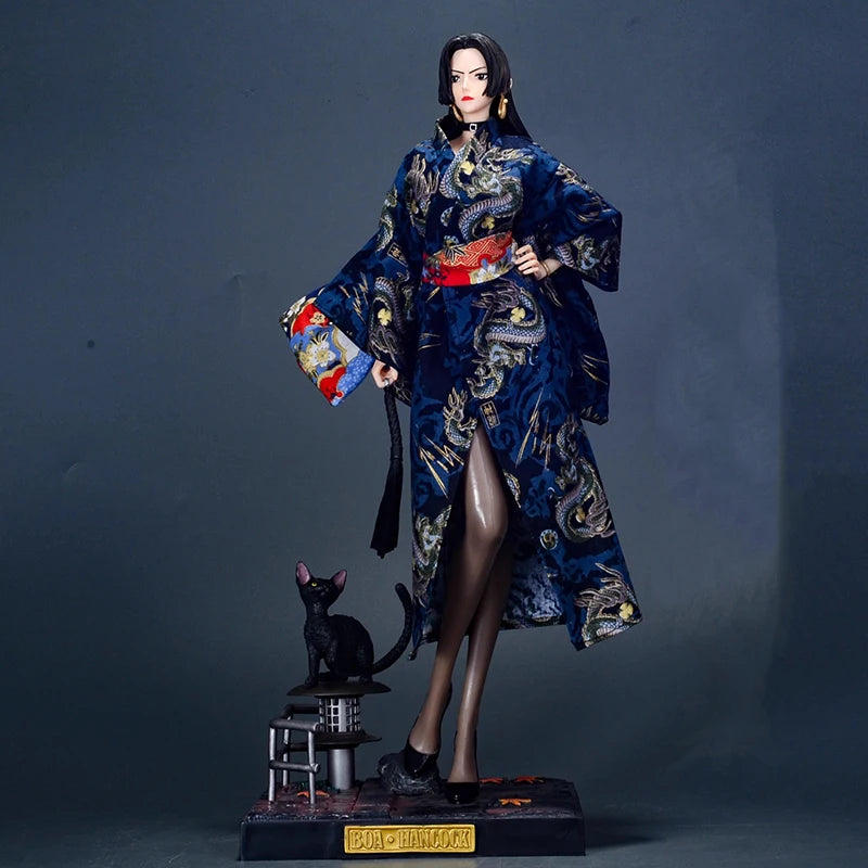 One Piece Anime Figure Uta Kimono Empress Boa Hancock High Quality Model Boutique Large Decorative Desktop Scene Collection Toys