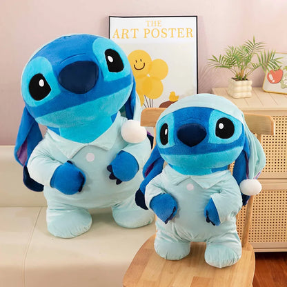 33/90cm Lilo and Stitch Plush Toy Disney Cartoon Anime Stuffed Kawaii Pajamas Pillow Stich Doll Plushie Kids Birthday Xmas Gifts