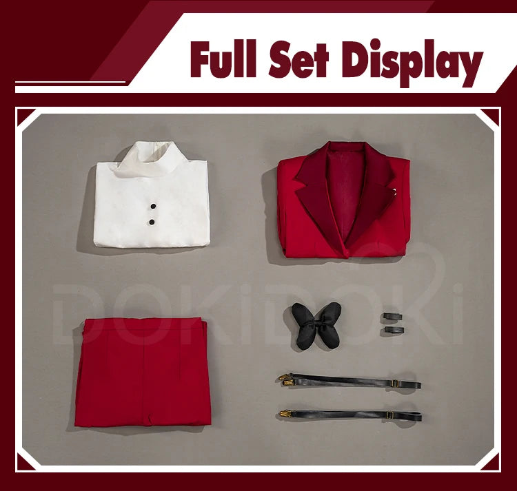 Charlie Morningstar Cosplay Costume Anime【S-3XL】DokiDoki-SR Red Uniform Charlie Morningstar Costume Plus SIze