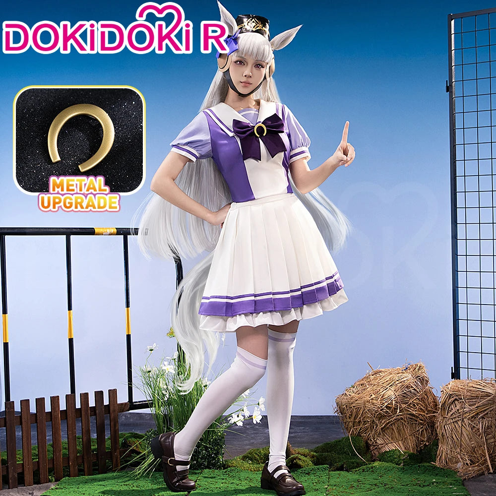 IN STOCK Mejiro McQueen Toukai Teiou Gold Ship Cosplay Costume Game【XS-3XL】DokiDoki-R Halloween Uniform Plus Size