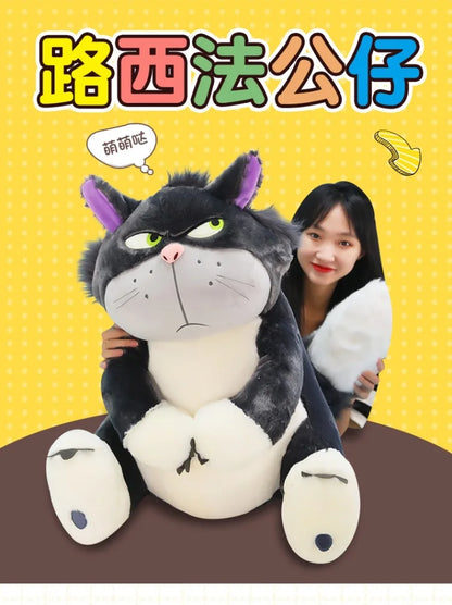 30-60cm Genuine Disney Lucifer Plush Toy Kawaii Stuffed Animal Plush Toys Japan Figaro Cinderella's Cat kids girl Birthday Gifts